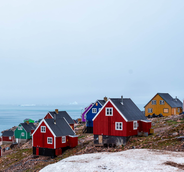 The colourful and charming village of Ittoqqortoormiit, Greenland